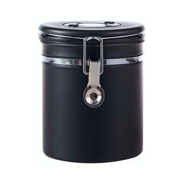 Sherwood Home Filter Brew Coffee Bean/Grounds Air Tight Storage Canister - Black - 500ml